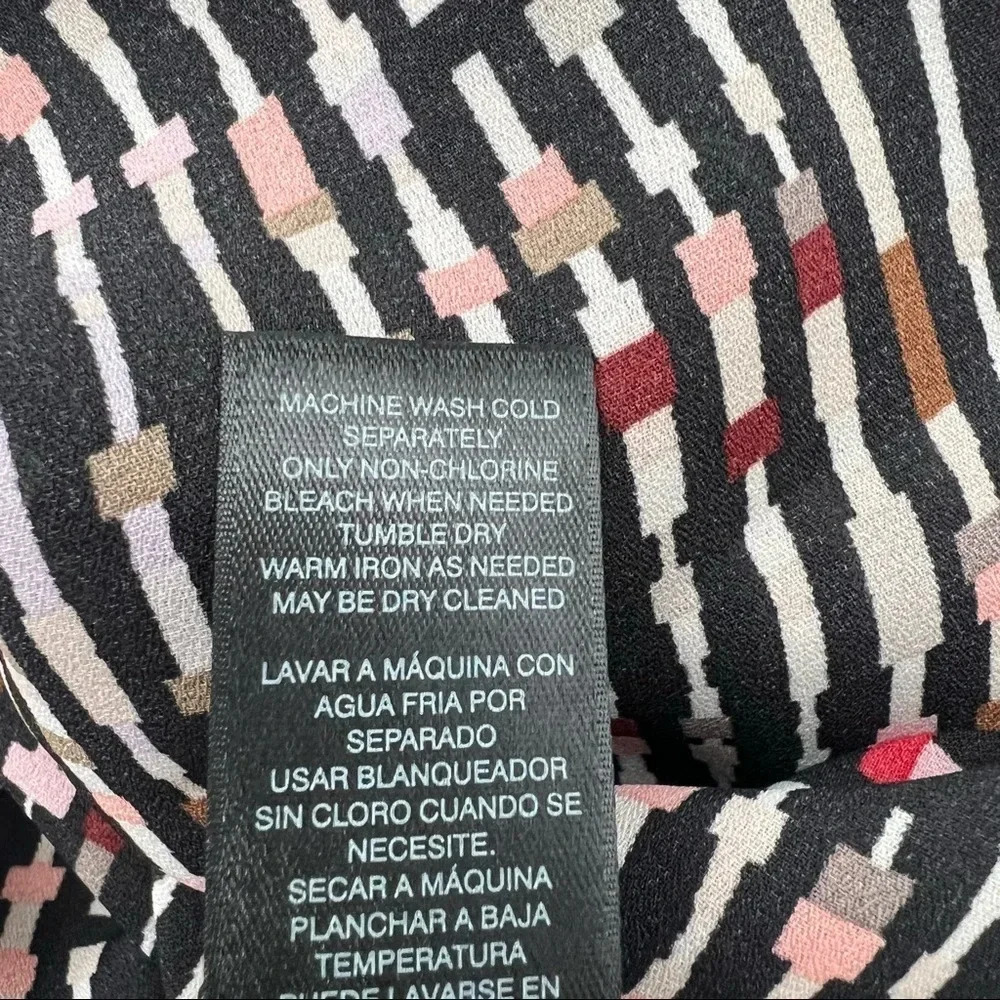 White House Black Market Asymmetrical Sleeveless Tunic Top Sz M - Picture 11 of 12